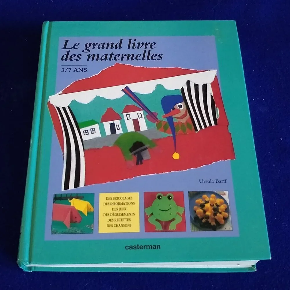 Vintage Le grand livre des Maternelles 3/7 ans 1993 by Ursula Barff  Used HC